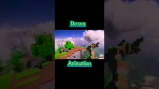 Dream minecraft vs Dream animation#shorts#minecraft#dream