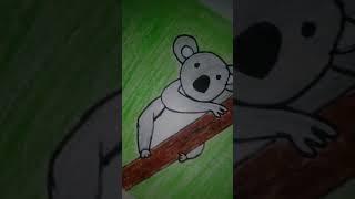 cute koala drawing please like subscribe and share I need support