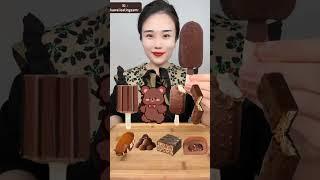 Eating Juicy Brown Bear Ice Cream Pops | #asmr #food #shorts