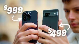 Pixel 7a vs iPhone 14 Pro: Nerdy CAMERA Test!