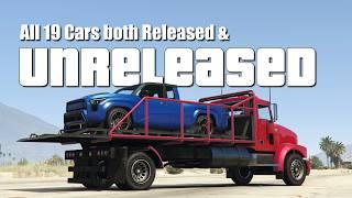 GTA V Online Money Front DLC cars with customisation | Including Unreleased