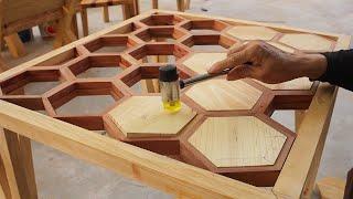 The Best Idea In Scrap Wood Processing // A Table With A Breakthrough And Extremely Unique Design