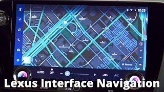 2022 Lexus NX Interface Navigation Overview