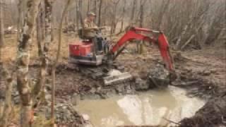 Work completed at Barrington's French Carp fishery