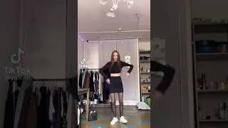 Black pantyhose black tights girl dancing nylon