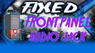 solved how to fix front panel audio jack not working problem windows 8/8.1/10 | Realtek