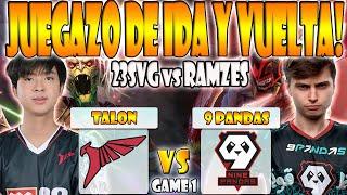 9 PANDAS VS TALON BO3[GAME 1]ELIMINACIÓN - RAMZES, KIYOTAKA VS 23SAVAGE - RIYADH MASTERS 2023 - DOTA