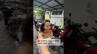 How to rent a bike in Bali #balitransport #balitravelguide