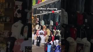 Endless shopping in Alanya Best Fake Market in the world Best orices! #fashion #travel #shopping