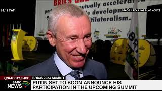 Putin's expected announcement on BRICS participation: Andrey Klimov