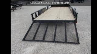 2021 Rice Trailers Ta Pipe Top Rail 82X18' Utility Traile...