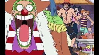 One piece Buggy Pirates Meet Ace "Don't mess Whitebeard Pirates" (Funny Scene)