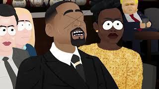 Will Smith SLAPS Chris Rock at Oscars 2022 - South Park Animated