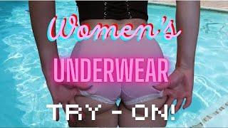 [4K] Women’s UNDERWEAR TRYON HAUL (see through!)