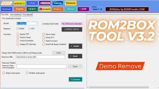 ROM2Box Tool V3.2 Crack 2022  Vivo Demo Remove | Frp New Security | Boot Repair