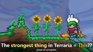 Terraria has Sunflowers ─ Strongest superweapon in game..? (maybe, not really)