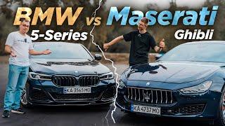 BMW 5-Series vs Maserati Ghibli | Ганяємо та обираємо кращий седан до 40 000 $ (+заїзд по треку)