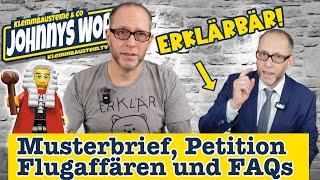 Erklärbär: EuGH, Musterbrief, Petition und LEGO-Erben Flugaffären