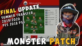 PES 2018 PS3 MONSTER PATCH FINAL SUMMER TRANSFER 2019/2020