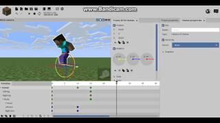 Как создать анимацию в Mine Imator #2 "Анимация прыжка"