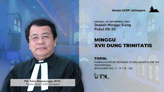 09:30 - Parmingguon Minggu, 22 September 2024 - Live Streaming Bahasa Batak - Gereja HKBP Jatinegara