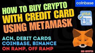 How to Buy Cryptocurrency with your Metamask Wallet using Credit Card or ACH transfers.