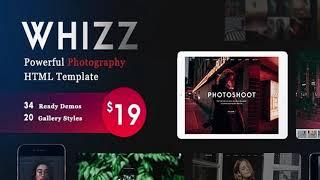 Whizz - Photography HTML Template | Themeforest Website Templates and Themes