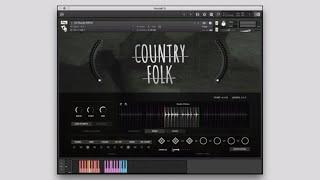 COUNTRY FOLK KONTAKT | Bluegrass Guitar Picking Samples and Folk Guitar Library