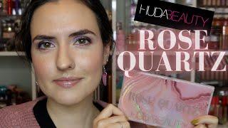 NEW Huda Beauty ROSE QUARTZ Collection | Swatches, Comparisons, Tutorial + Review