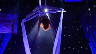 Aerial silks Анна Румянцева POLE DANCE KRIVBASS OPEN 2014