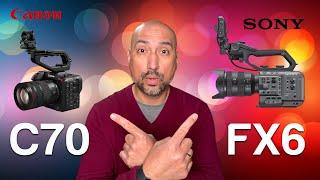 Sony FX6 vs Canon C70 Cinema Camera Comparison from a Canon User