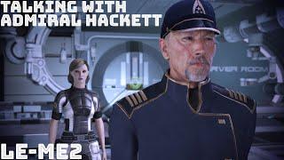 Mass Effect: Legendary Edition - Talking with Admiral Hackett