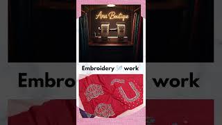 Maggam work | Tailoring  Computer Embroidery🪡 work| Anu Boutiques Guntur Best Tailors Best Boutique