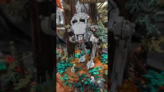Motorized LEGO Star Wars Endor Scene by Caleb Saw #lego #starwars