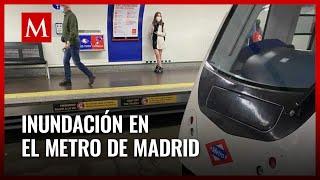 Caos en el Metro de Madrid por Lluvias: Pasajeros Atrapados en Vagones