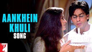 Aankhein Khuli Song | Mohabbatein | Shah Rukh Khan, Aishwarya Rai | Lata Mangeshkar, Udit Narayan