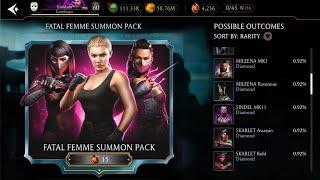 Fatal Femme Summon Pack Opening | MK Mobile