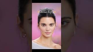 the power of subtle browlift #kendall #celebrity