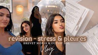 VLOG BREVET MONIA [ REVISION - BAL DU COLLÈGE - STRESS ]