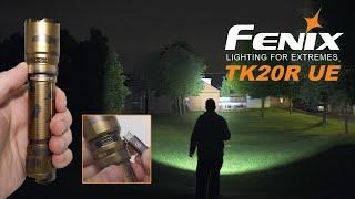 FENIX TK20R UE - DESERT CAMO TACTICAL FLASHLIGHT - 2800 lumens, 465m & Patented FlexiSensa Control