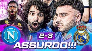  ASSURDO!!! NAPOLI 2-3 REAL MADRID | LIVE REACTION NAPOLETANI AL MARADONA HD