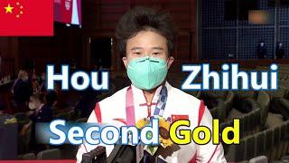 Hou Zhihui won China's second Olympic gold in new record in women's weightlifting 侯志慧以新纪录夺中国第二枚奥运金牌