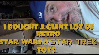 I BOUGHT A GIANT LOT OF RETRO STAR WARS & STAR TREK TOYS