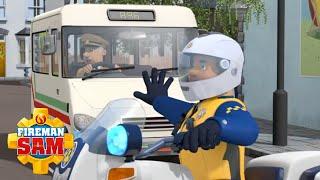 PC Malcom Helps Traffic | Fireman Sam Official | Cartoons for kids