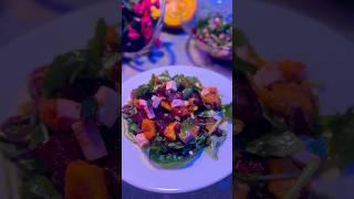 Pumpkin & Beetroot Salad Recipe  ⬇️ #fyp #asmr #eating #healthyfood #shorts #смачнакухня