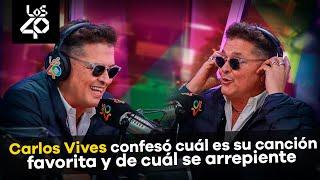 Carlos Vives confesó cuál es su canción favorita y de cuál se arrepiente