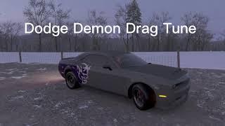 Dodge demon drag tune