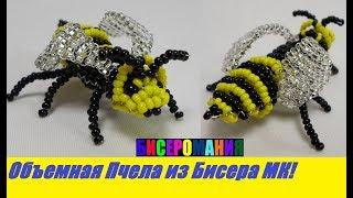 Объемная Пчелка Мая из Бисера Мастер Класс! Животные из Бисера / Tutorial: Bee of Bead Master Class!