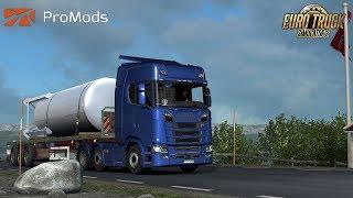 ETS 2 1.31 - Time lapse - Scania S 580 - ProMods 2.27 - Honningsvåg to Utsjoki