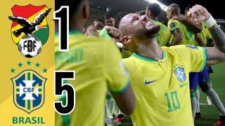 Brazil vs Bolivia 5-1 Highlights & All goals 2023 || #brazil #neymar #viral #viralvideo #bolivia